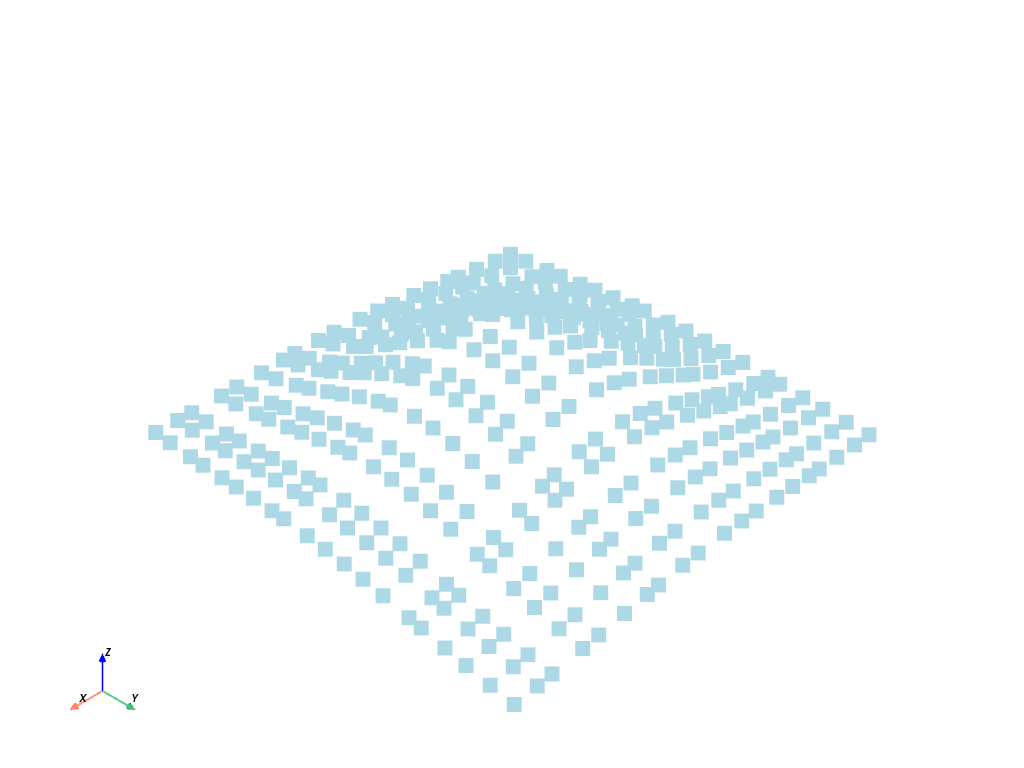 d create tri surface