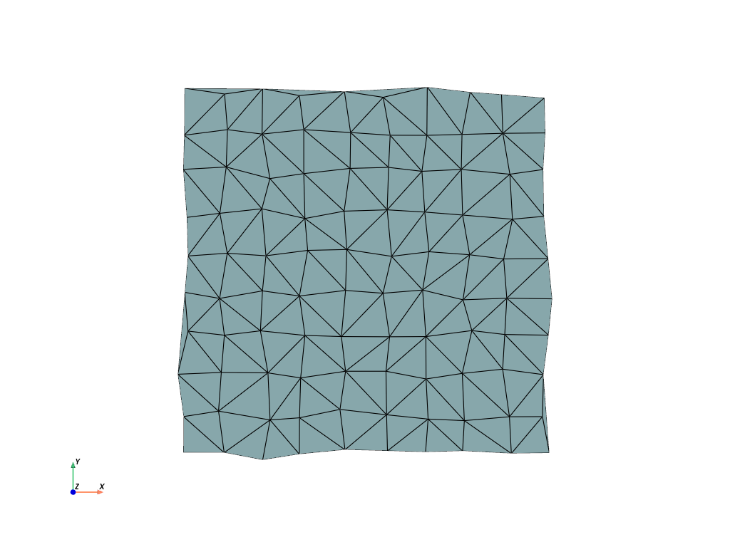 d create tri surface