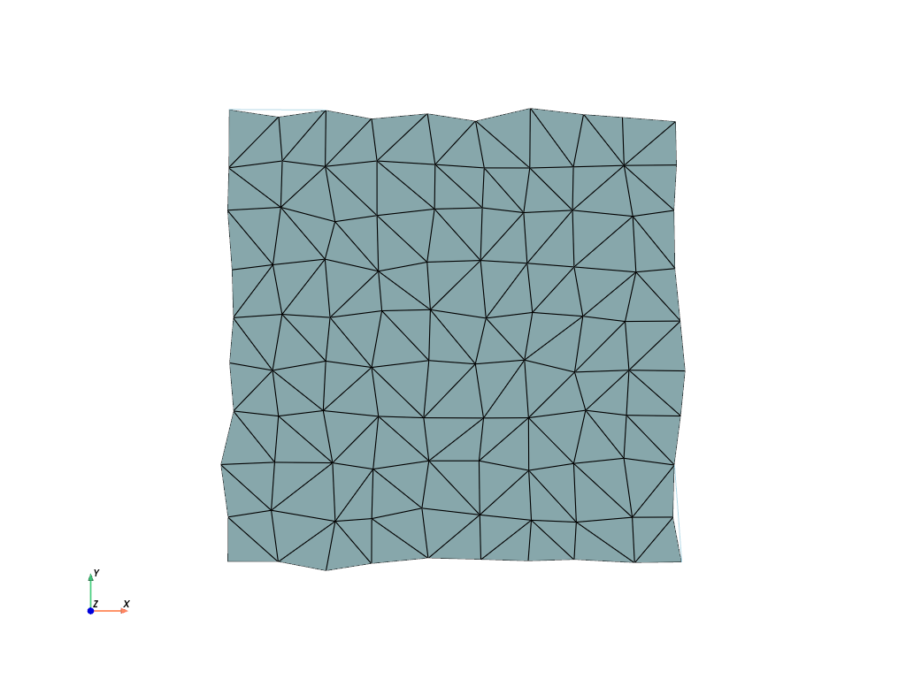 d create tri surface